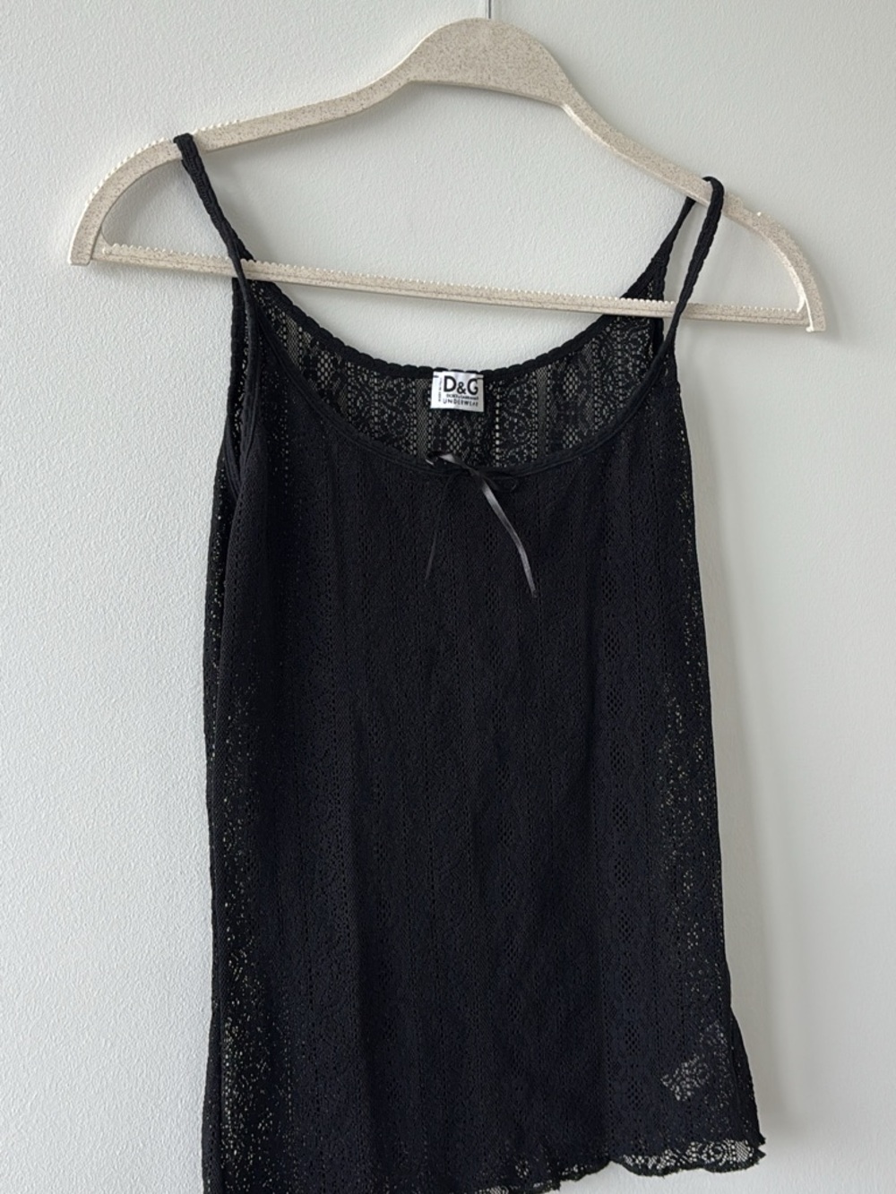Dolce & Gabbana Black Lace Camisole